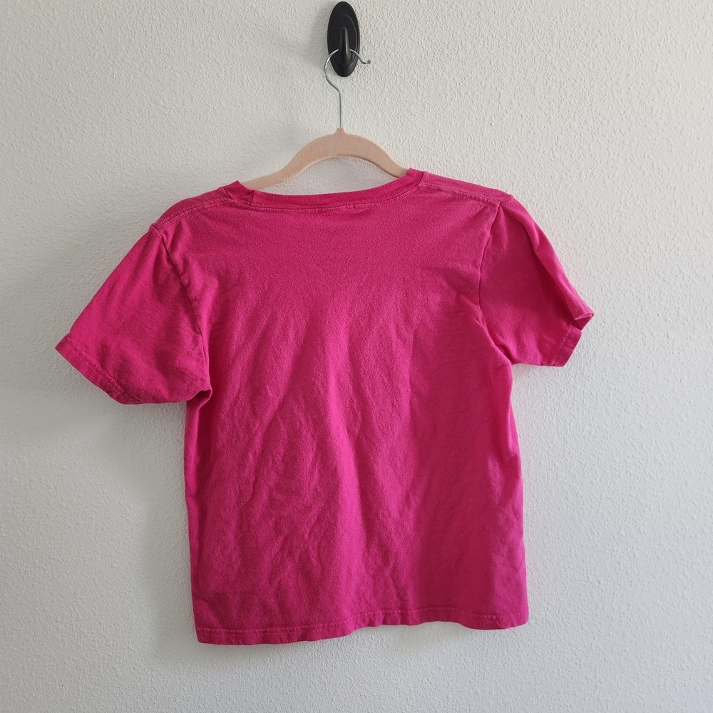 Buc-ees Florida Happiness is Sunshine Pink Graphic T-Shirt Youth Large YL - Picture 3 of 7